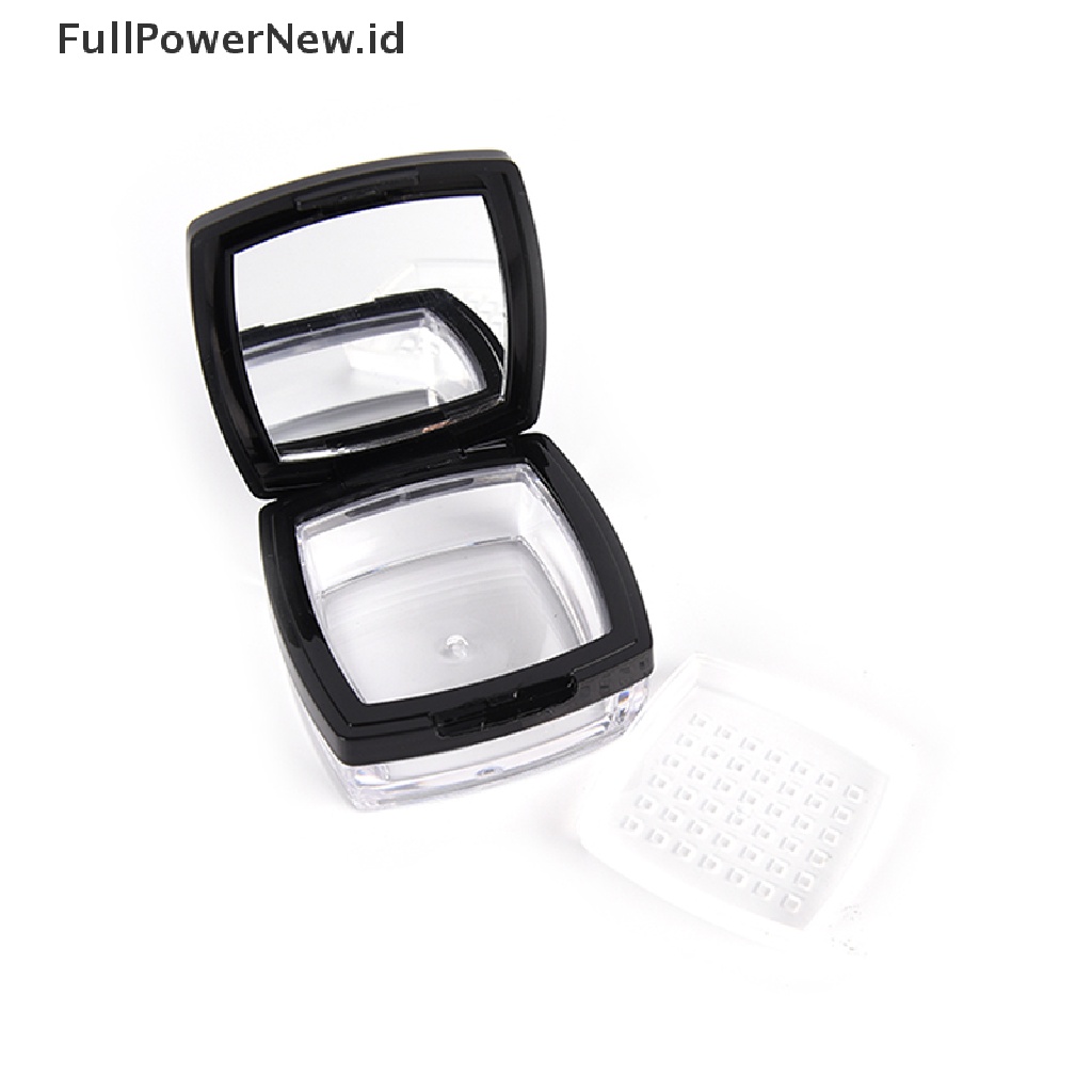 Power 1Pc 10g Ayakan Kosmetik Kosong Loose Powder Jar Container Puff Box Makeup Travel ID