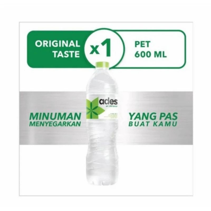 

ADES Air Mineral 600ml KARTONAN/DUS