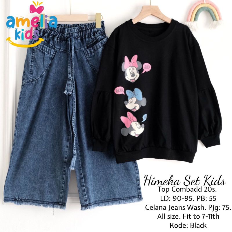 RESTOCK himeka set kids by amelia kids