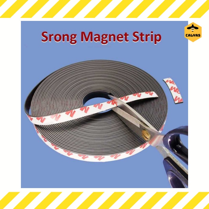 

Selotip Lakban Sticker Magnetic Magnet Strong Tape Self Adhesive 1M