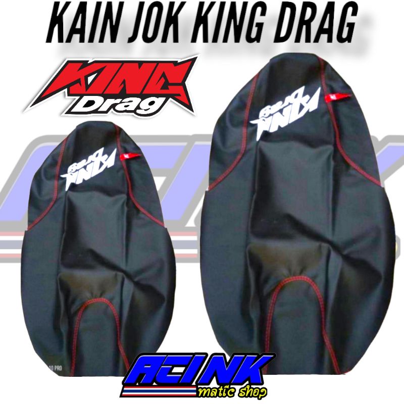 Kain jok king drag sarung jok king drag cover jok KINGBDRAK MALASYA universal semua motor pnp