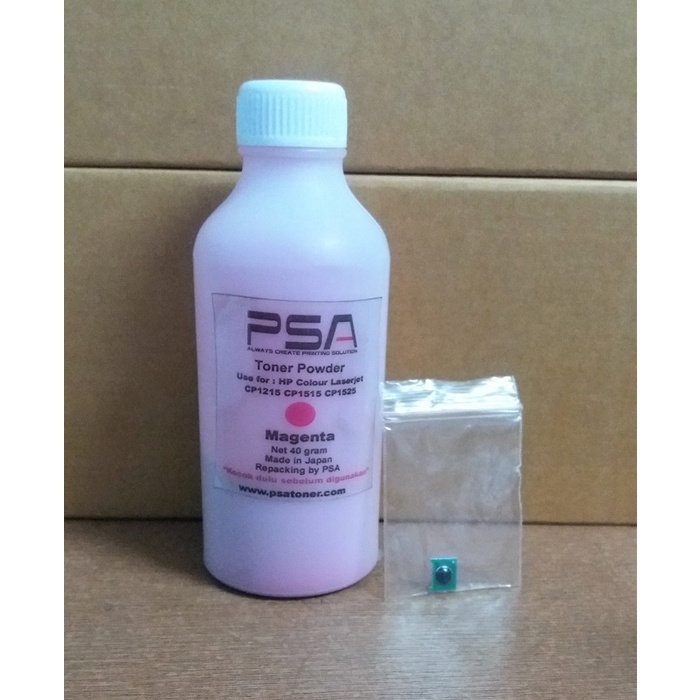 Serbuk Toner H P Color 128A 125A Cp1525 CP1518 CP1215 Magenta