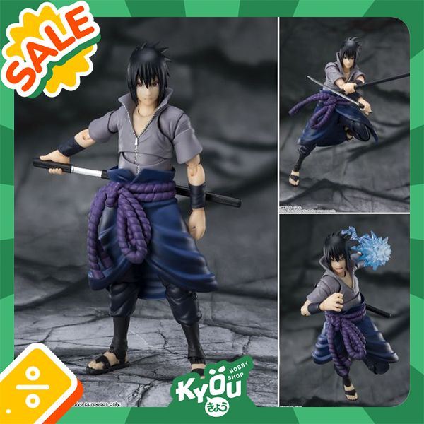 SHF S.H.Figuarts Uchiha Sasuke - He Who Bears All Hatred Naruto (14cm)