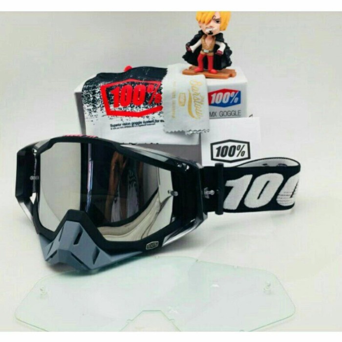 Kacamata Google Cross 100% Original / Kaca Mata Cross - Abu Silver