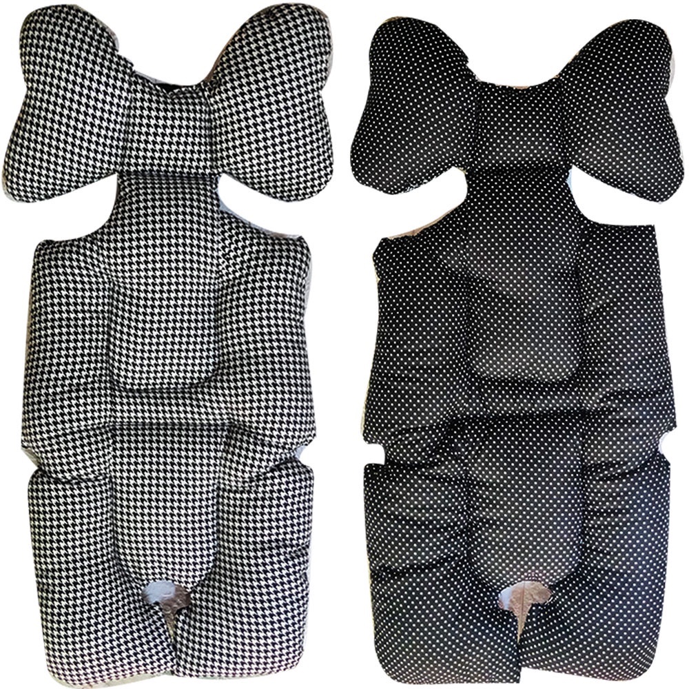 HOUNDSTOOTH Alas STROLLER PAD KATUN JEPANG stroler Akachan kereta dorong seatpad bayi empuk spad jp halus nyaman