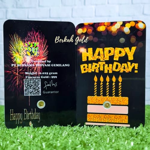 Emas Mini Big Gold 24 Karat 0.025 - 0.1 Gram Logam Mulia Gift Series