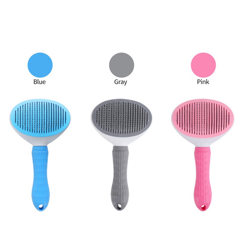 Sisir Grooming Kucing Anjing F01 Pet Grooming Brush Sisir Perawatan Peliharaan