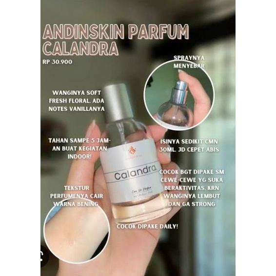 Parfume Andinskin | Calandra | Parfume Pria - Parfume Wanita | Terlaris