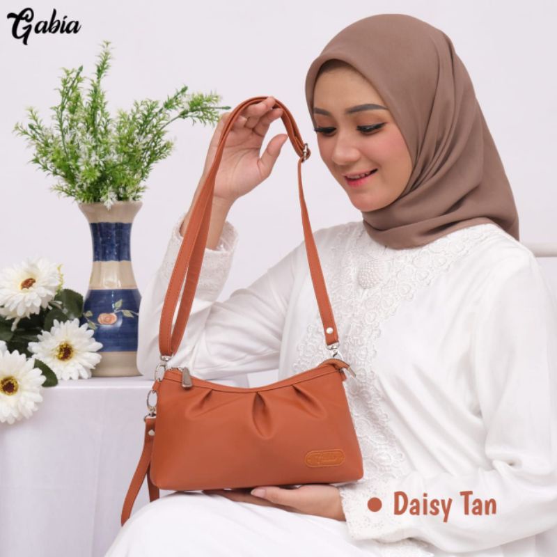 TAS SELEMPANG GABIA DAISY BAHAN CHOCOLY ANTI AIR WATERPROOF PREMIUM