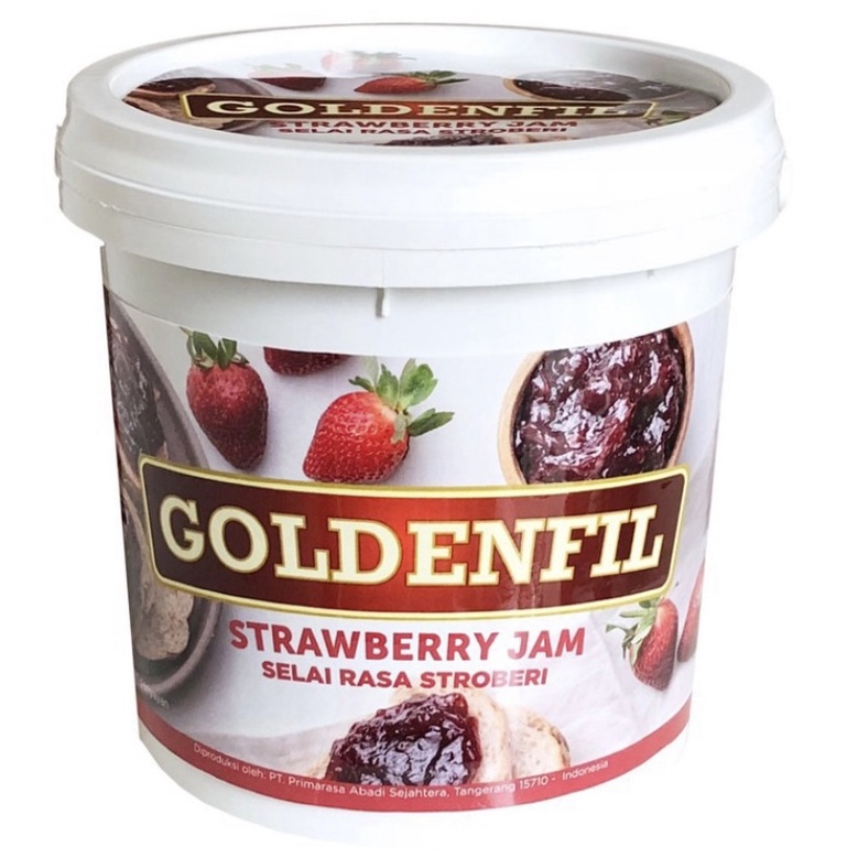 

Goldenfil Selai Strawberry Stroberi Share In Jar