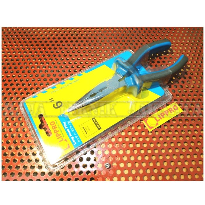 Update Tang Lancip Lippro 6" Krom / Long Nose Plier 6" Original Murah