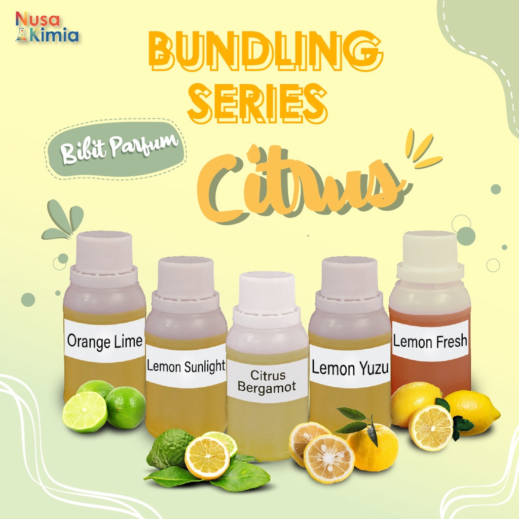 Bundling Bibit Parfum Citrus Series - 5 Varian Citrus 100 ml