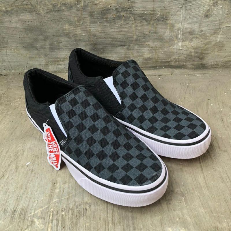 SEPATU VANS SLIP ON CASUAL CEWEK COWOK UKURAN 36 SAMPAI 44