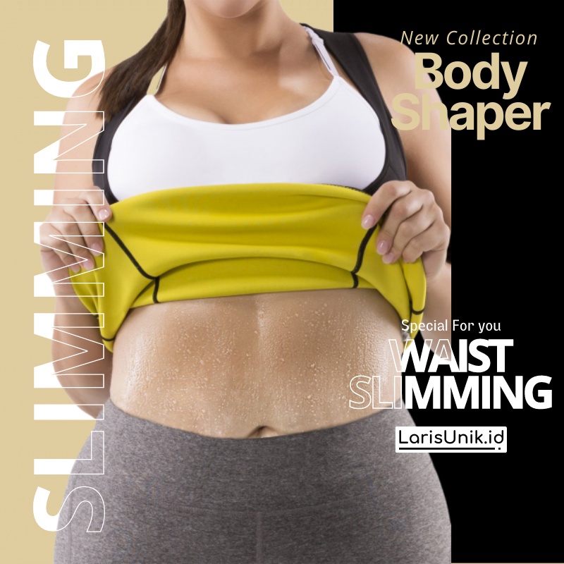 Baju Pengecil Perut Korset Wanita Pelangsing  Perut Baju Olaharga  Gym Cami Hot SHapers