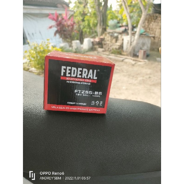 aki kering federal gtz5