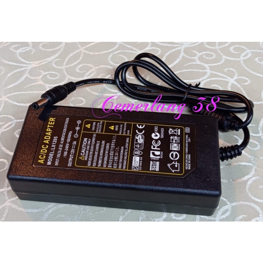 Switching Adaptor - Switching Power Supply Plastik 12V 5A