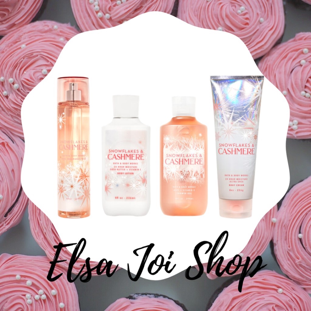 BBW Bath &amp; Body Works Snowflakes &amp; Cashmere SERIES
