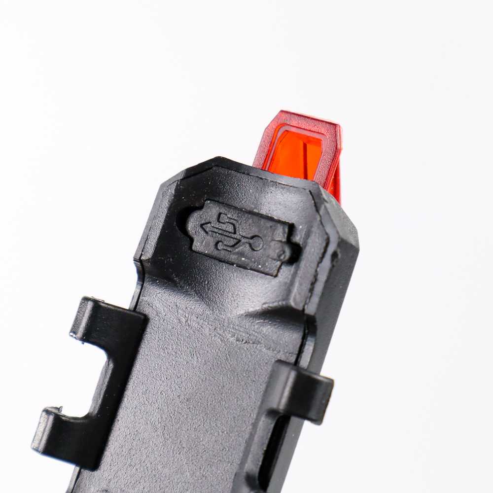 TaffLED Lampu Sepeda 5 LED Bisa Di Cas Ulang Taillight Rechargeable - DC-918