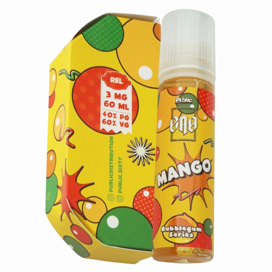 LIQUID ENO MANGO BUBBLEGUM - ENO FREEBASE BUBBLEGUM SERIES - 60ML