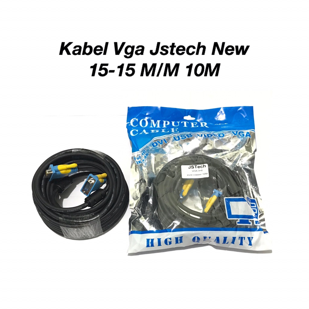 Kabel Vga JSTech 10mt