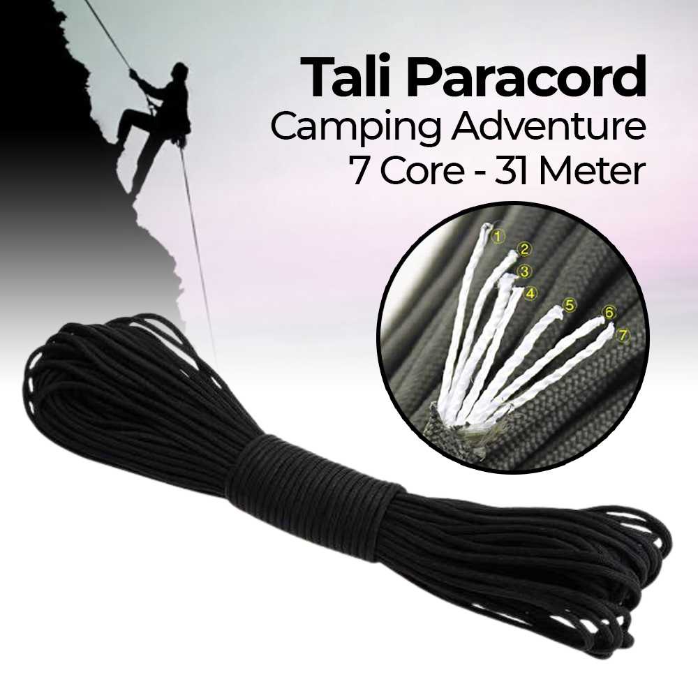 YOUGLE Tali Paracord Camping Adventure 7 Core Panjang 31 Meter - SS01