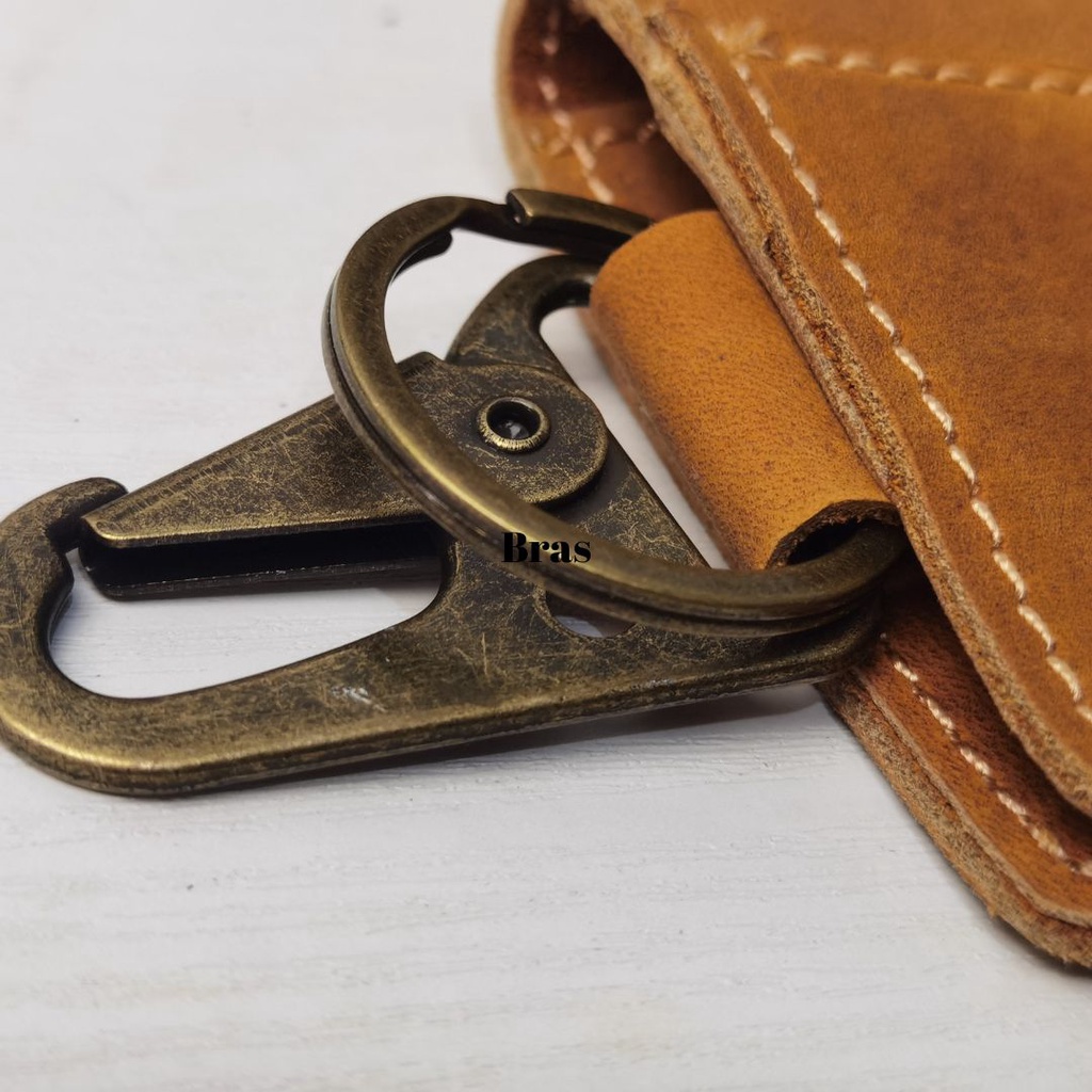 Cedro Leather Dompet Gantungan Kunci stnk Tipe Rossi