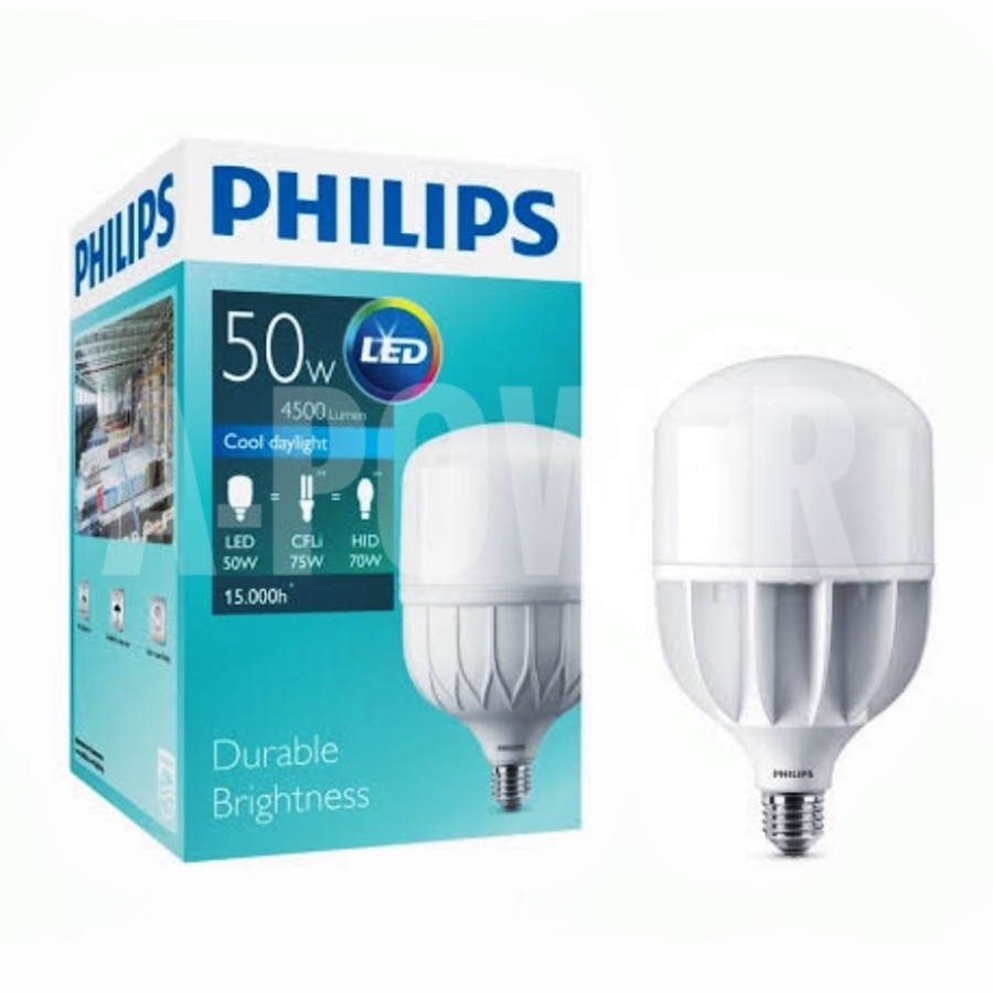 Philips - Lampu LED Bulb/Bohlam 30W, 40W, 50W (Putih)