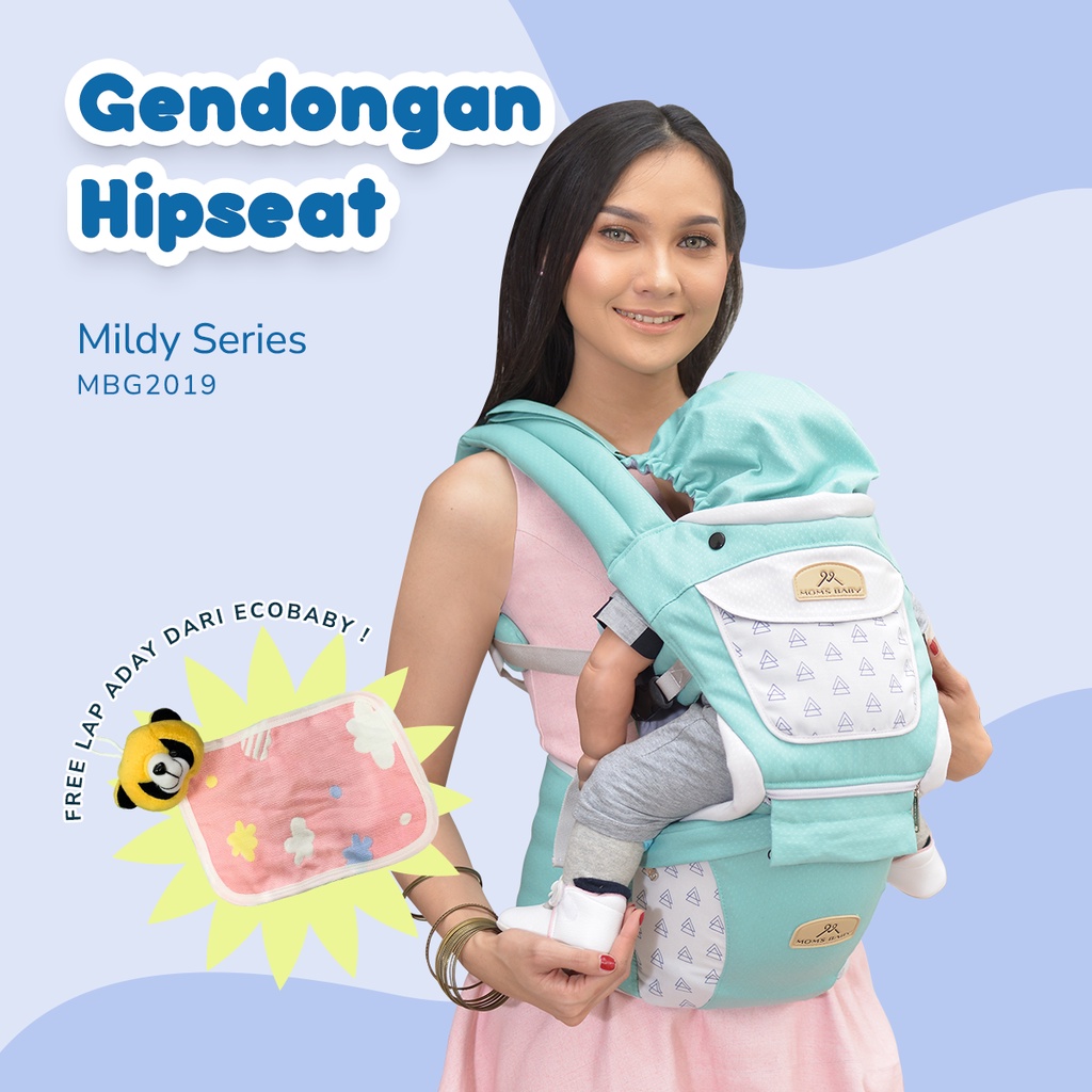 Gendongan Hipseat Mom's Baby Mildy Series FREE Lap Aday Serbaguna - MBG2019