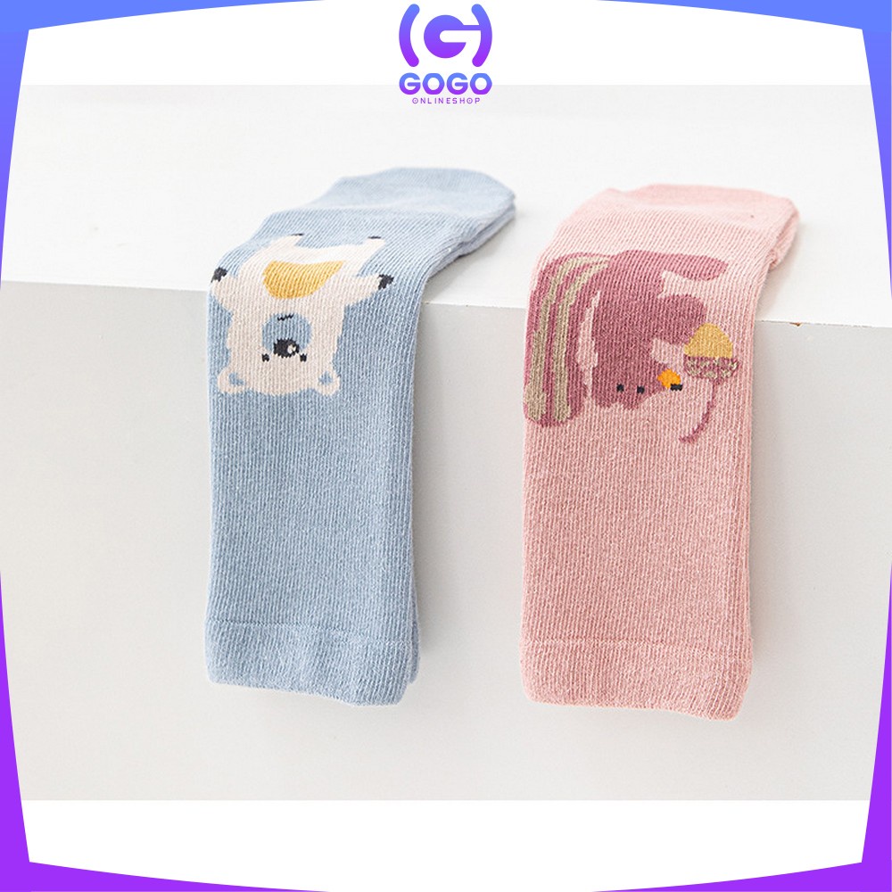 GOGO-P464 Kaos Kaki Panjang Karakter Hewan Kaus Kaki Anak Bayi Motif Unik Baby Animal Socks Kids Import