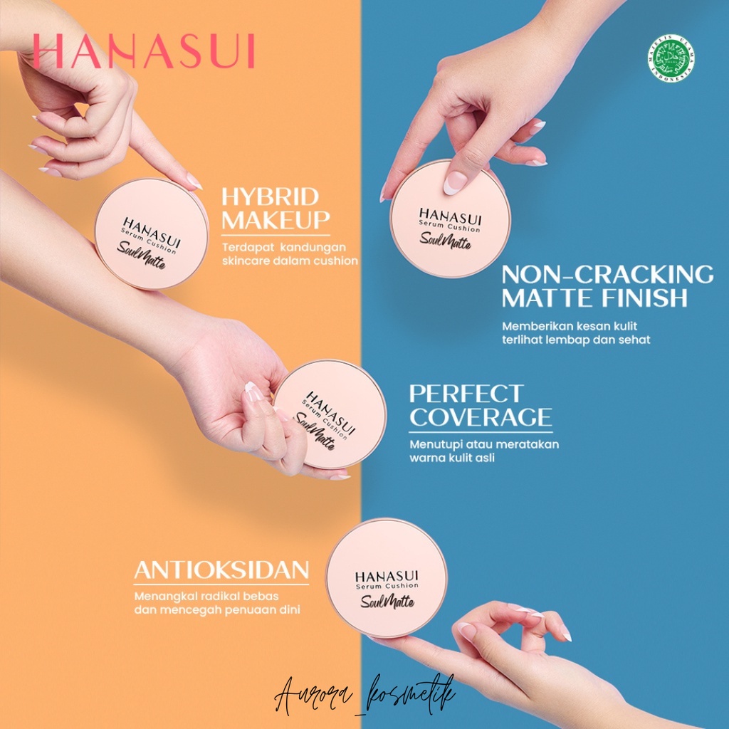 Hanasui Serum Cushion Soul Matte