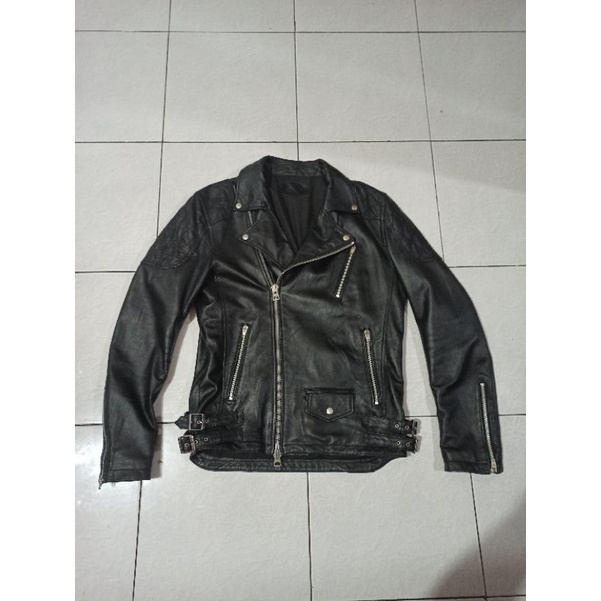 Jack Rose Ramones Leather Jacket, Jaket Biker Jackrose not Schott Perfecto