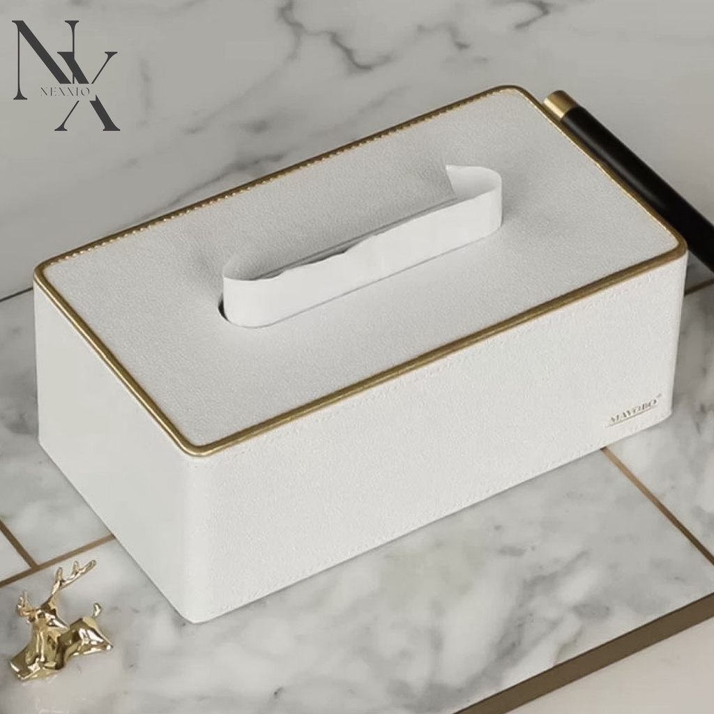 NexXio Tempat Tissue Gold/ Tempat Tissue Marble / kotak tissue gold / kotak tissue marble/ tissue box marble / tissue box gold / tempat