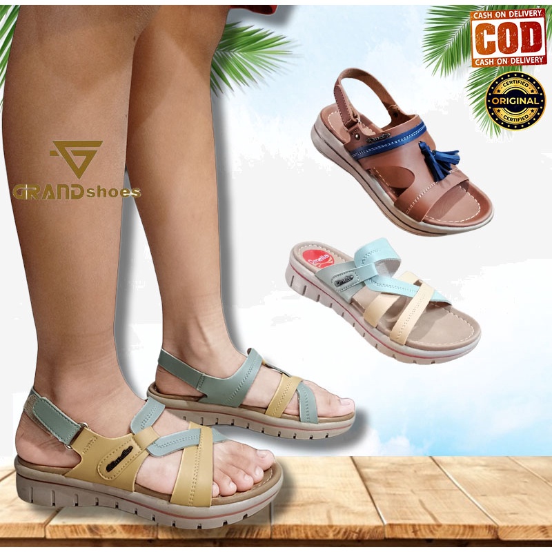Ornella AT 808 KC 39 original sandal sendal tali slide flat casual kasual anak perempuan