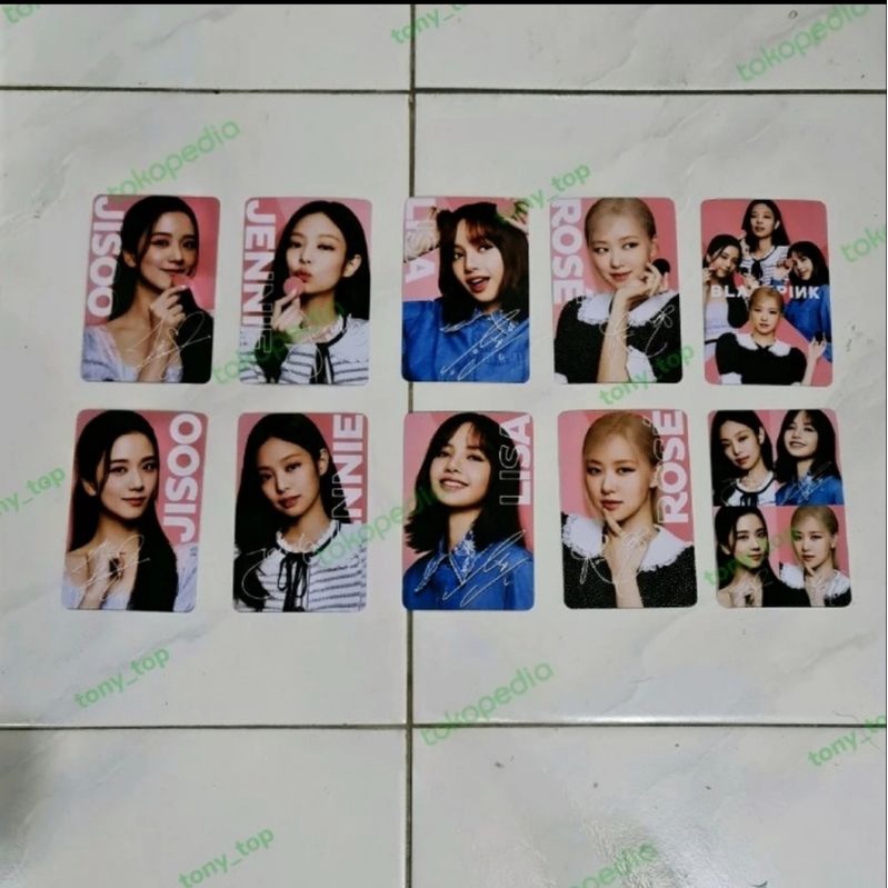 Jual Blackpink Black Pink X Oreo Foto Kartu Card Photocard Korea Blink