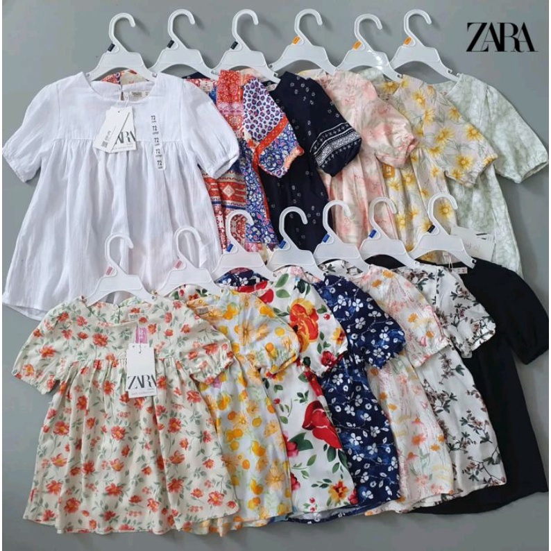 Tunik Dress anak Z*RA New 12m-7y