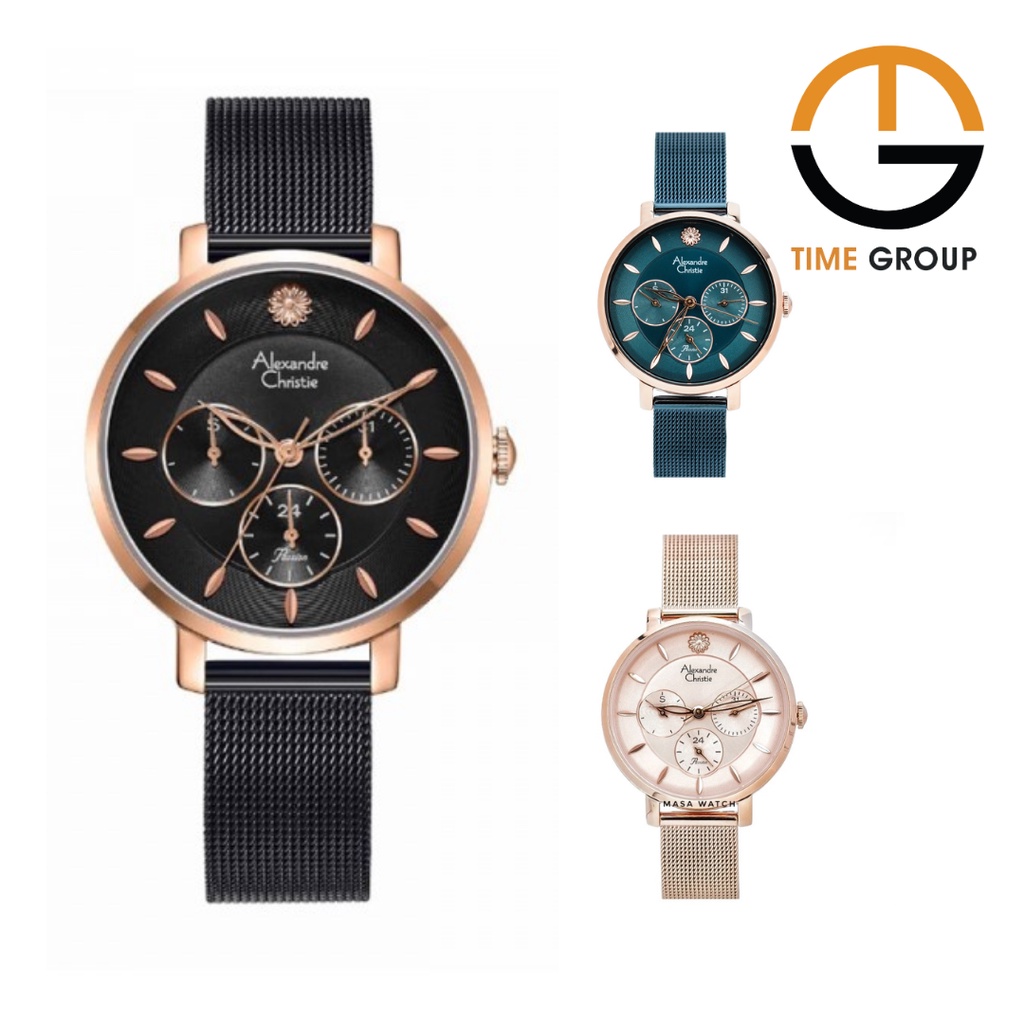 JAM TANGAN WANITA ALEXANDRE CHRISTIE AC2959 AC 2959 BFB