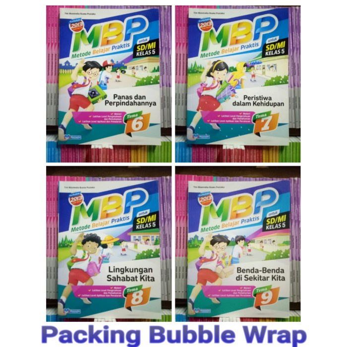 Paket Buku Metode Belajar Praktis MBP Kelas 5 SD Tema 6789 Masmedia