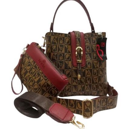 Tas wanita BONIA AUREL 2 SET tas Selempang wanita hand bag tote