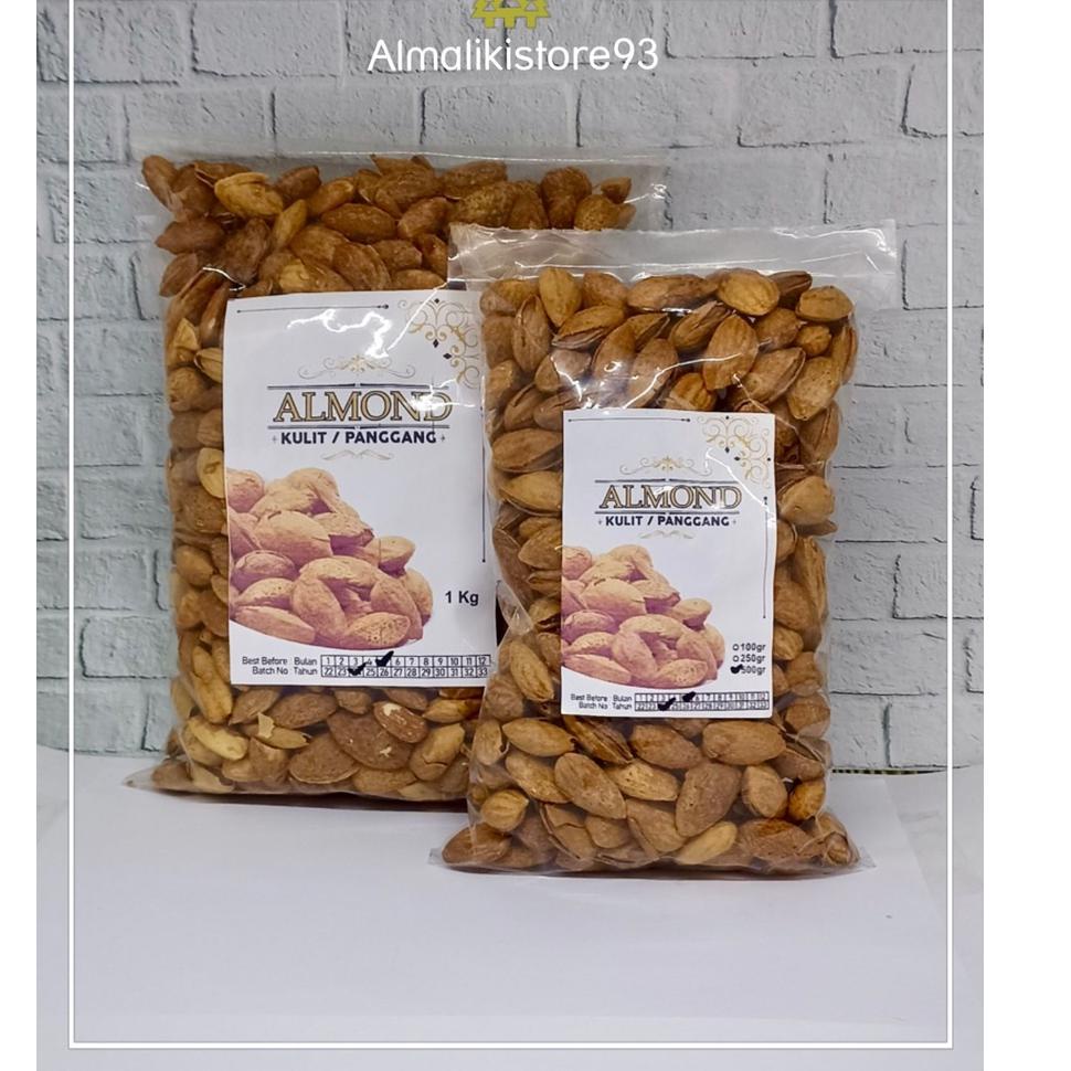 

Big Sale ★★★ Kacang Almond Susu/Almon Kulit(PANGGANG)_500gr Oleh" Haji & Umroh 웃