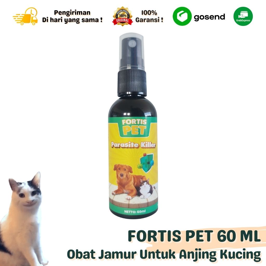 FORTIS PET PARASITE KILLER UNTUK MEMBASMI PARASITE DAN JAMUR