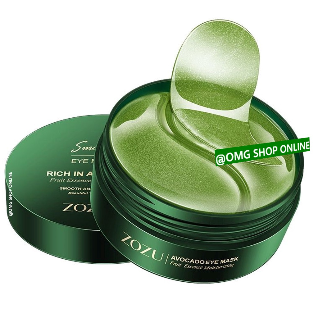 [NEW] Isi 60 Lembar Termurah !!! Masker Mata Collagen Zozu Avocado Smooth / Masker Mata Panda Kantung Masker Mata Untuk Tidur / Eye Mask Gold Collagen Untuk Leher Pipi Masker Wajah Glowing dan Putih Eye Serum Masker Organik Anti Kerut Aging Pelembab Wajah