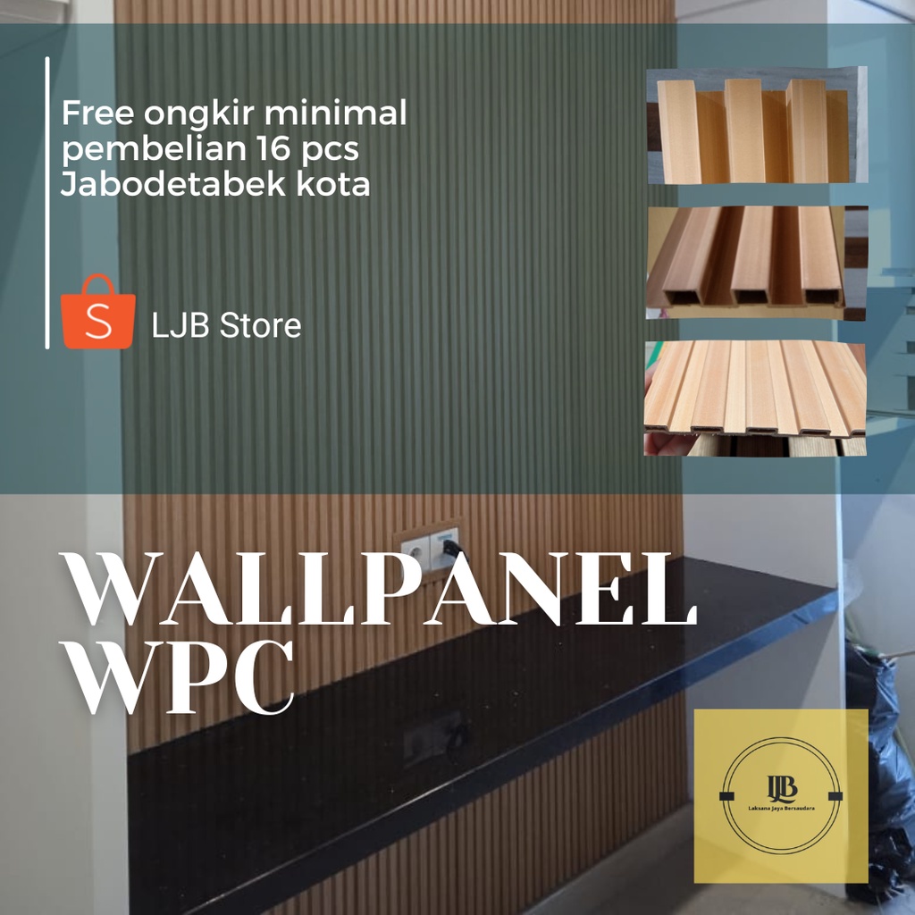 Jual Wallpanel Wpc Hiasan Dinding Wood Panel Wall Panel Shopee