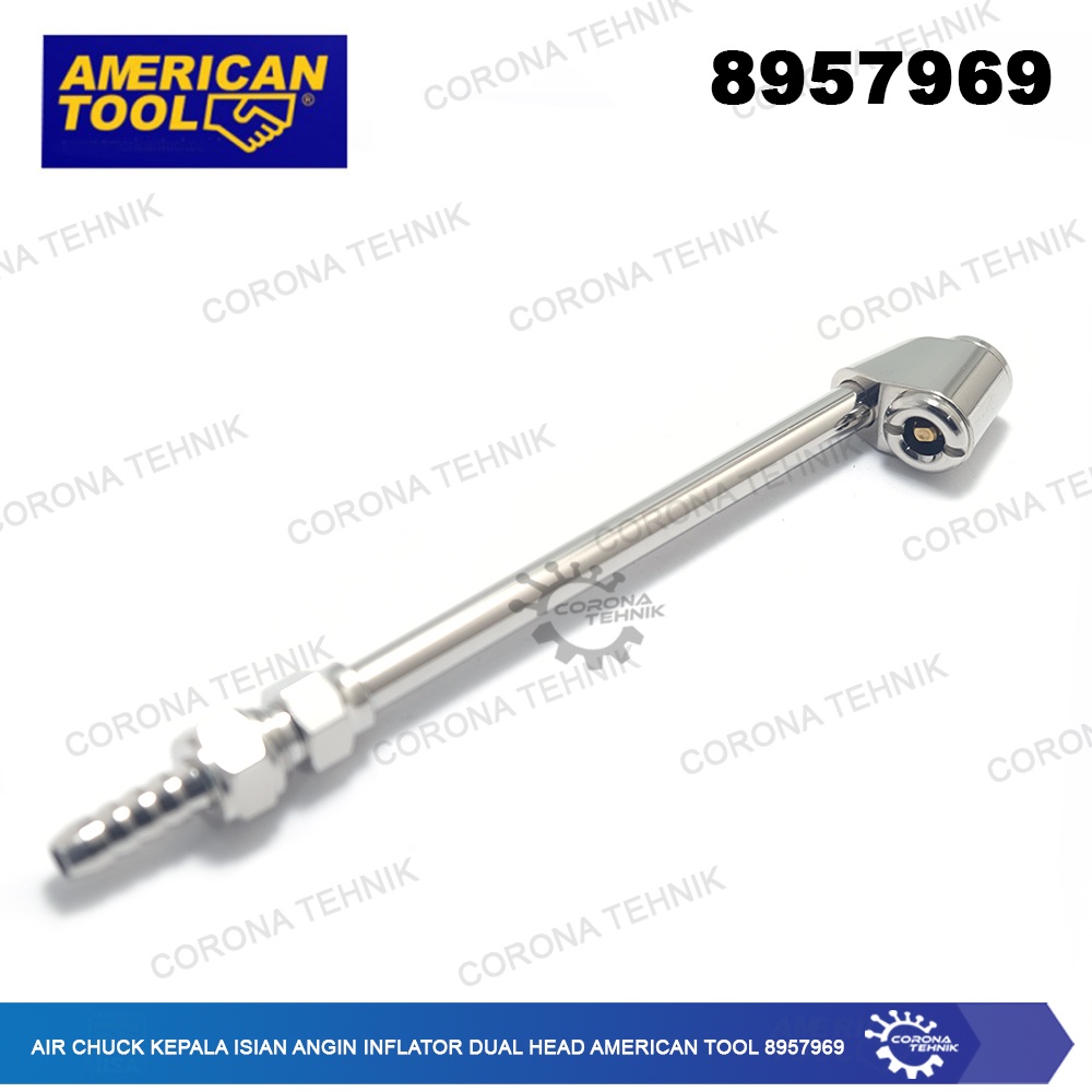 American Tool 8957969 Air Chuck Kepala Isian Angin Ban 6 Inch