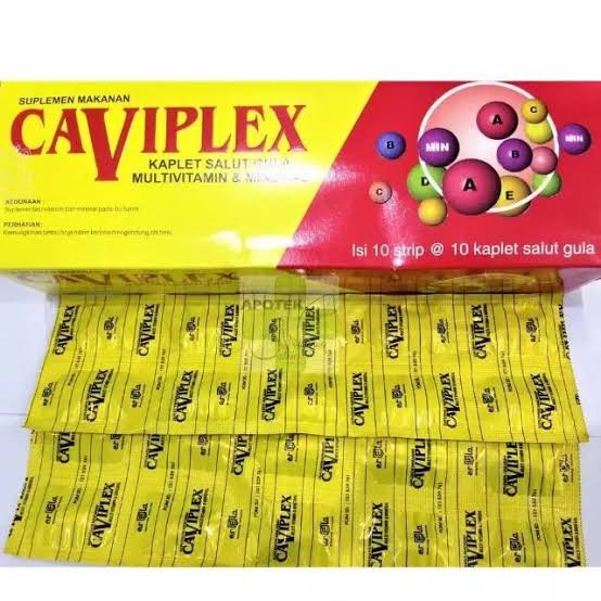 Caviplex Suplemen Makanan Multivitamin Dan mineral Strip ORIGINAL-BPOM