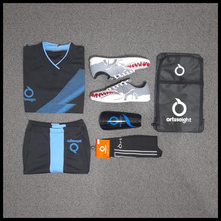 Promo Paket Komplit 5 Set Sepatu Futsal Anak Ortuseight Bonus Jersey