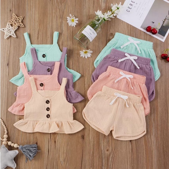 Jeco fashion SETELAN ANAK SINGLET JENNIFER