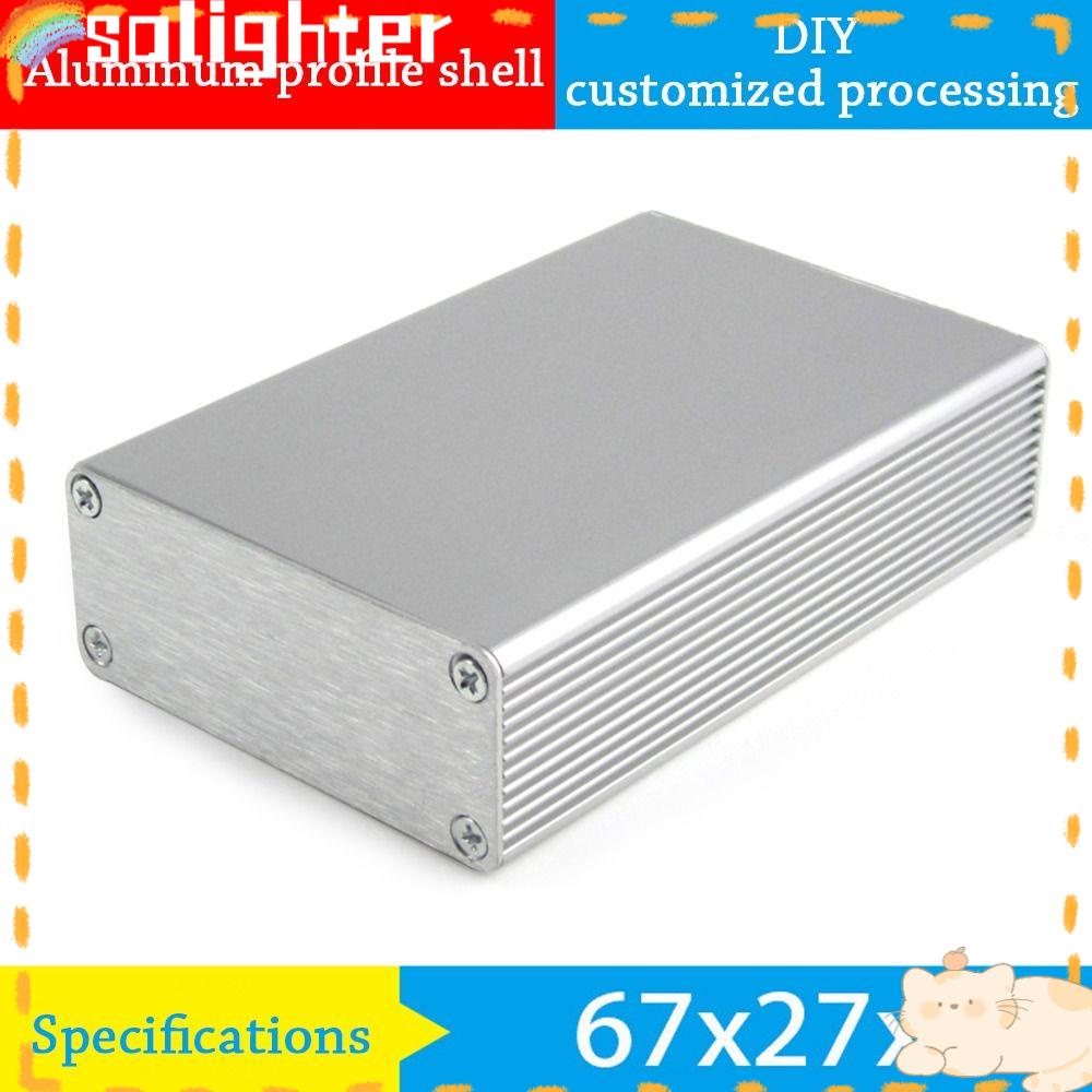 Solighter Circuit Board Shell Silver Shielding Box Alat Kotak Proyek Elektronik