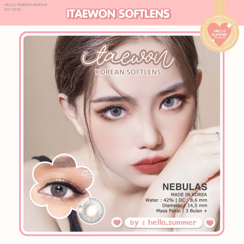 ITAEWON NORMAL Korean Softlens Natural Look 14.5mm by Exoticon Made in Korea