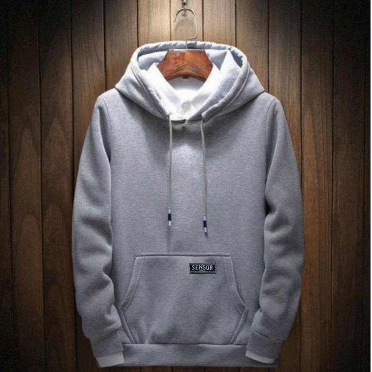 Sweater Pria Distro Deas Off White Berkerudung Dingin Remaja Memakai Hoodie  Polos Keren Murah XXL L