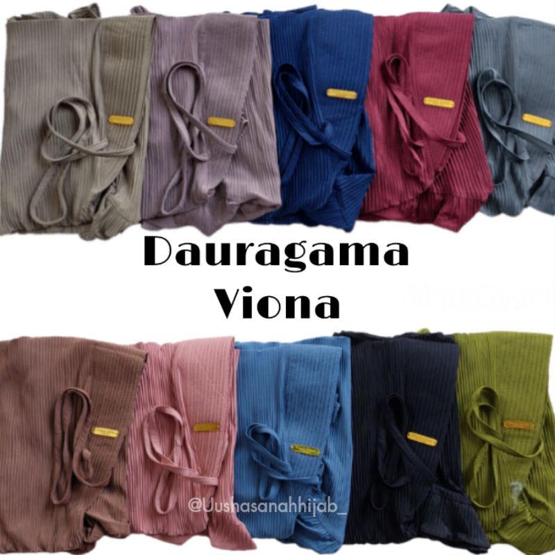 (Ori Dauragama) VIONA •jilbab instan jersey balerina•kerudung pet rempel plisket